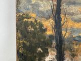 a picture of a painting on the wall of a house