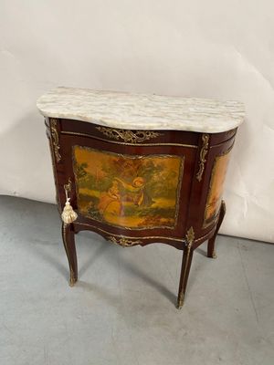 an image of a small table with a marble top and a marble top