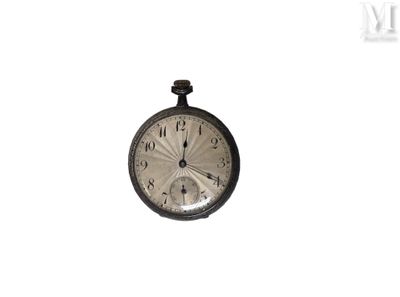 a clock with roman numerals on it on a white background