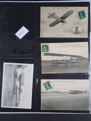1 gros album modernes avec 265 cartes postales sur les avion…