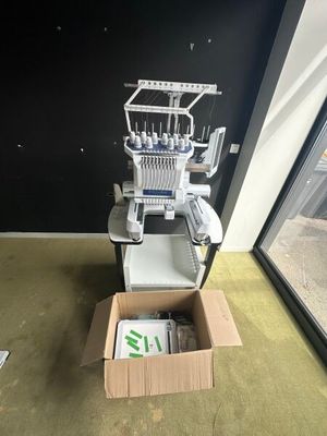 a machine that is sitting in a box on the floor