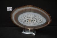 lampe vintage avec agate - H : 21 cm L : 28 cm
