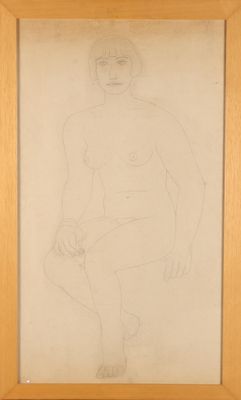 une image représentant un dessin d'un homme tenant une raquette de tennis