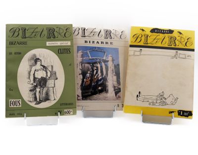 Lot Revue Bizarre Pauvert 3 vols.