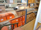 many boxes and boxes on the shelves in the warehouse