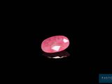 un diamant rose sur fond noir