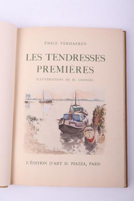 [CASSIERS] VERHAEREN (Emile) Les tendresses premières. Avec …