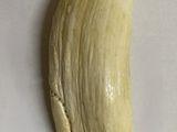 une banane coupée en deux posée sur une table