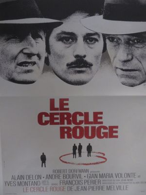 french movie poster for the film le cercle rougee