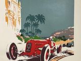 an image of a poster advertising a grand prix automobile race