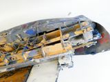 a model of a boat that is sitting on a table