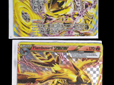 two pokemon cards are shown side by side on a black background