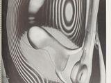 a black and white photo of a woman ' s body in a chair