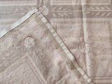 a close up of a piece of fabric with a pattern on it