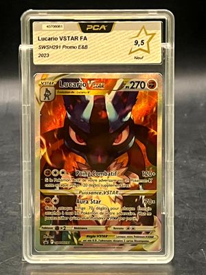 une image d'une carte Pokémon dans un étui en plastique