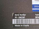 a close up of a computer keyboard with a label on it