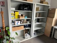huit tables en stratifié gris 160x80 (photo 3)