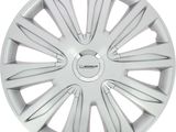 a white wheel cover with spokes and spokes on a white background