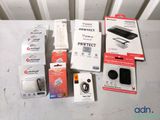 many items that are sitting on a white table