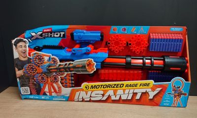 NERF/ Pistolet sur trépied - ZURU XSHOT - Motorized Rage Fir…