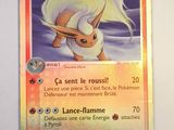 a pokemon card with a picture of a woman on it