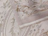 a close up of a piece of cloth on a table