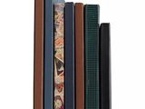 several books that are stacked on top of each other