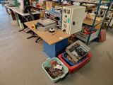 a room with a bunch of electronics on the floor
