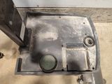 a close up of a metal object on the ground