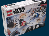 a box with a lego star wars set inside of it