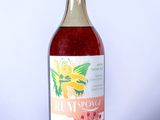 a bottle of wine that is sitting on a table
