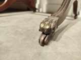 a close up of a metal object on the floor