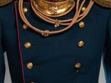 a close up of a uniform on a mannequin mannequin