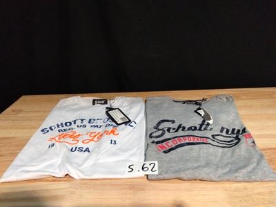 Lot de 2 T-shirts Schott Taille S