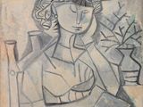 une image d'une peinture représentant une femme lisant un livre