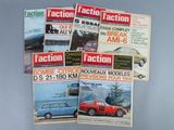 Plusieurs magazines consacrés à différentes marques de voitures sont empilés les uns sur les autres