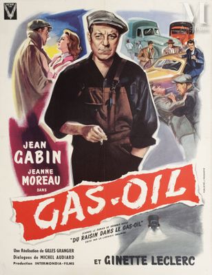 gas oil - 11 x 17 movie poster - french style a