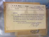 a piece of paper that has been placed in a box