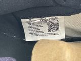 the label on the bottom of a pair of shoes shows the size of the shoe