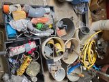 a lot of tools that are sitting on the floor