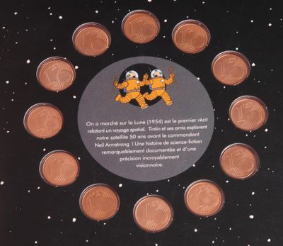 Monnaies - Europe - Tintin 50th Anniversary Coin Set Explorers on the 