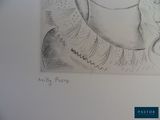 a drawing of a fish that is on the wall