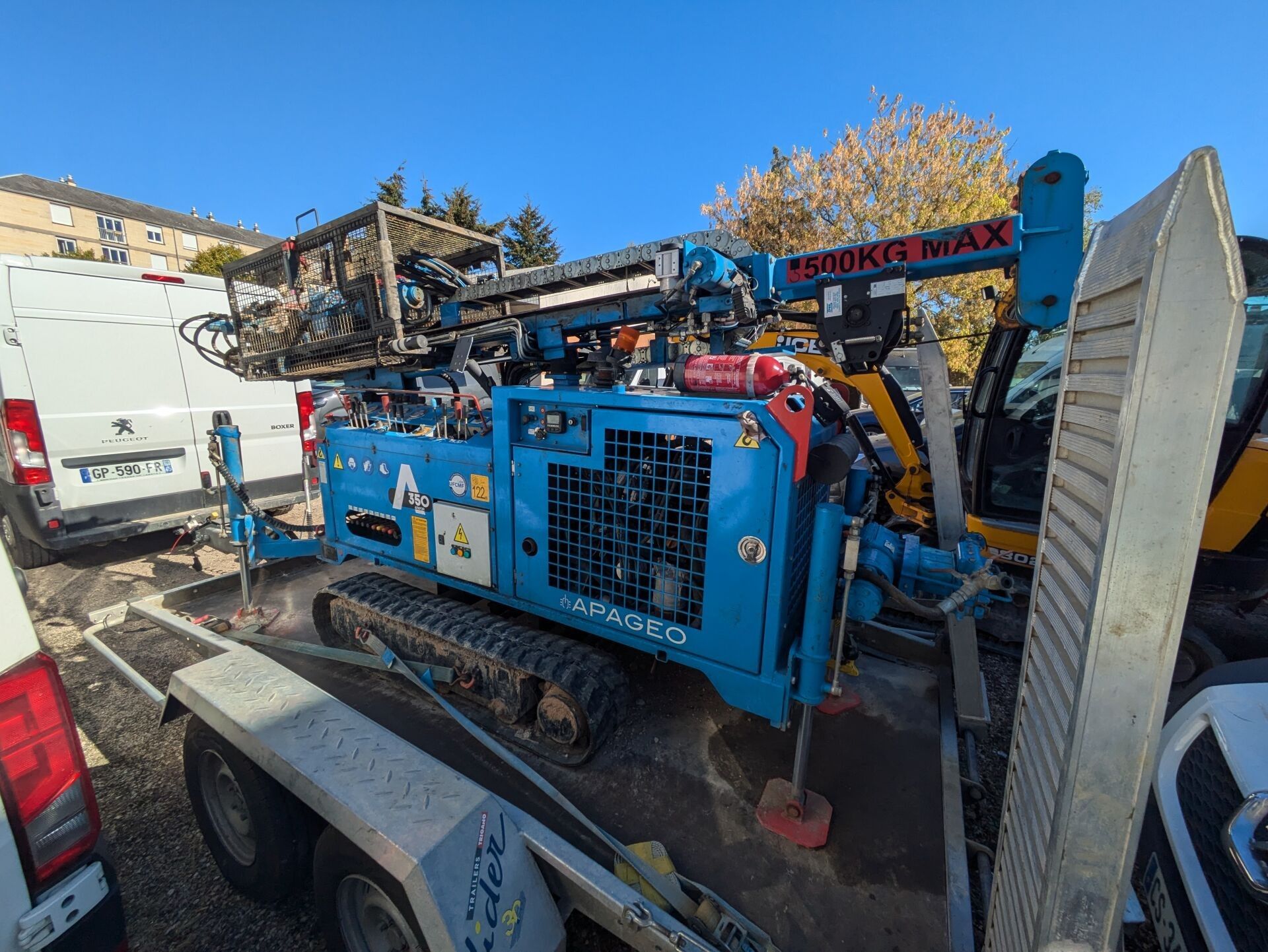 Foreuse sur chenilles APAGEO type APAFOR 350