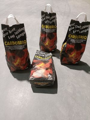 lot de 4 sacs de charbon de 3Kg