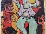 une image représentant un tableau où l'on voit une femme danser avec d'autres personnes