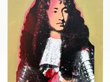 an image of a painting of a man in armor with a heart in his hand