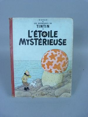 un livre sur lequel figure la photo d'un homme et d'un œuf
