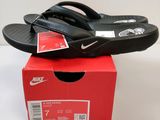 Tongs Nike pour homme, neuves, noir/blanc, taille 11