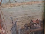 a painting of a sailboat in the water