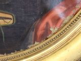a picture of a painting of a man with a sword